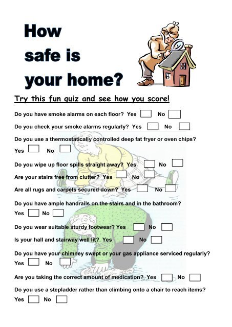 Home Safety Quiz - How Safe is Your Home?