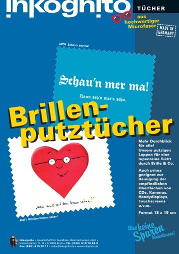 Katalog als PDF (5,3 MB) - Inkognito