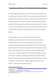 Nationalism and Racism: Their Relationship and ... - Charterhouse