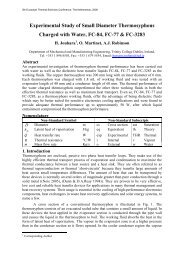 Experimental Study of Small Diameter ... - Eurotherm 2008