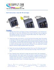 Refill Instructions: Canon BC-05 Cartridges ... - Ink Supply.com