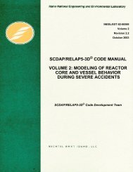 scdap/relap5-3d code manual volume 2 - Idaho National Laboratory