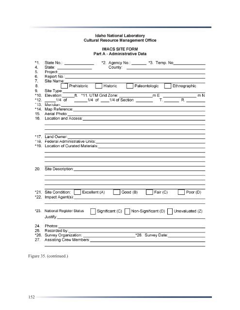 Idaho National Laboratory Cultural Resource Management Plan