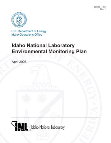 Idaho National Laboratory Environmental Monitoring Plan