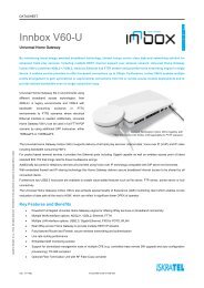 Innbox F60 (Datasheet) - Innbox - World in A Box