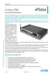 Innbox F68 (Datasheet) - Innbox - World in A Box