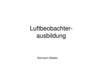 Luftbeobachter- ausbildung - Bayern