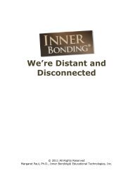 We're distant and disconnected from each other .pdf - Inner Bonding
