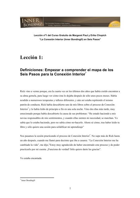 Freecourse Spanish Inner Bonding - 
