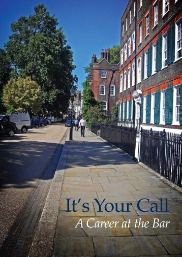 It's Your Call - The Honourable Society of the Inner Temple