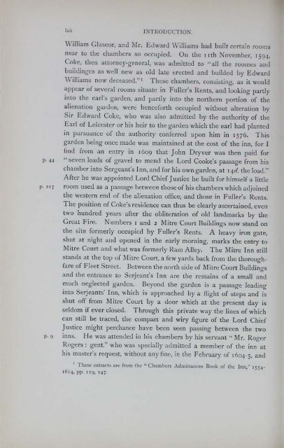 Volume II 1603-1660 - The Honourable Society of the Inner Temple