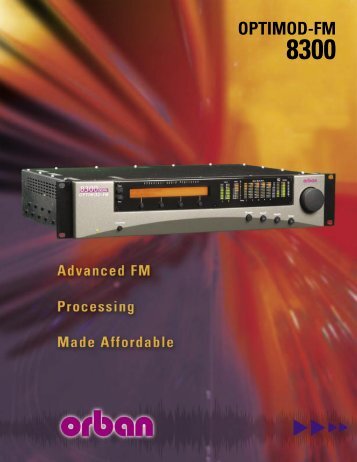 Optimod-FM 8300