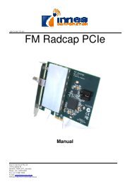 FM Radcap PCIe Manual - Innes Corporation