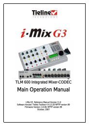 i-Mix G3 Manual