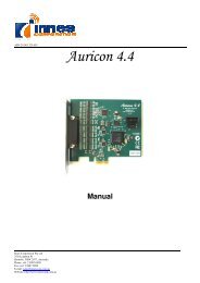 Auricon 4.4 Manual - Innes Corporation