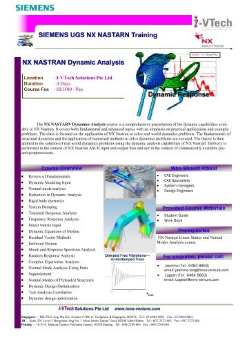 NX Nastran Dynamic Analysis-4 Days.pub - inno-venture.com