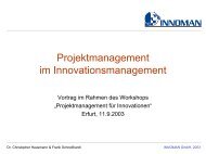 Planungstools - INNOMAN GmbH