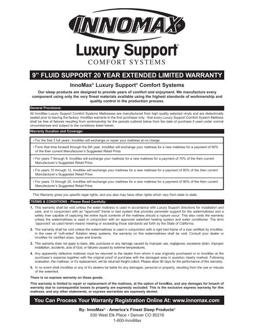 Luxury Support - InnoMax