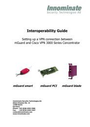 MGuard And Cisco VPN 3000 Series - Innominate Security ...