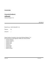 Handbuch mGuard V7.2.0 - Innominate Security Technologies AG