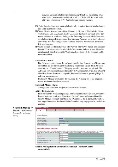 Innominate mGuard - Innominate Security Technologies AG