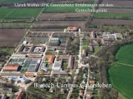 Biotech-Campus Gatersleben - InnoPlanta