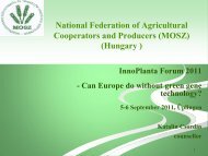 National Federation of Agricultural Cooperators and Producers ...