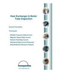 Tube Inspection Datasheet - Innospection