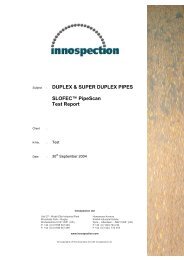 Super Duplex PipeScan - Innospection