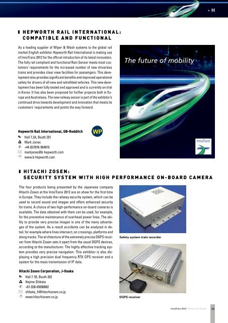 here (PDF, 24.8 MB) - InnoTrans