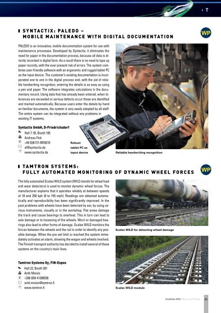 here (PDF, 24.8 MB) - InnoTrans