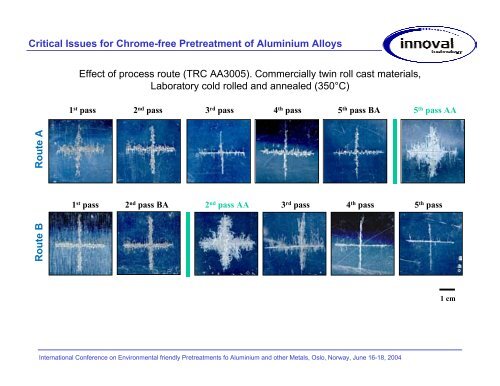 Critical Issues for Chrome-free Pretreatment of Aluminium Alloys