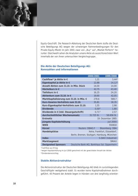 Jahresabschluss - Deutsche Beteiligungs AG