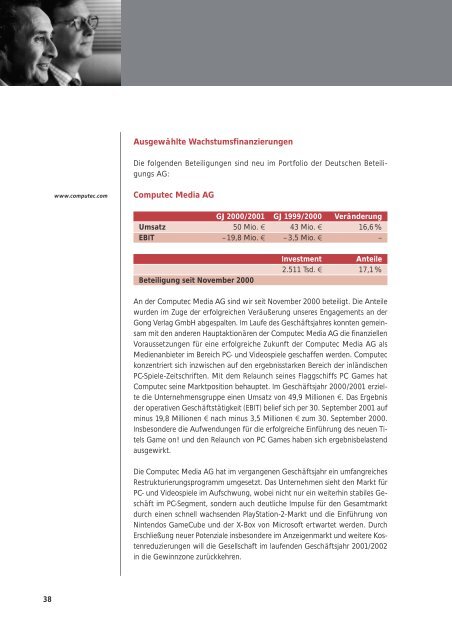 Jahresabschluss - Deutsche Beteiligungs AG