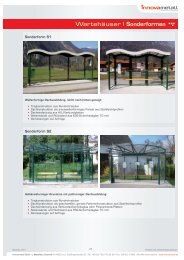 Wartehaus | Modell C Wartehäuser | Sonderformen - Innovametall