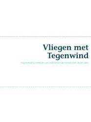 Vliegen met Tegenwind - Kenniscentrum Innovatie in Business ...