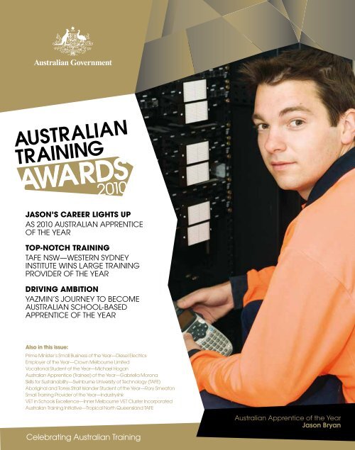 Australian Training Awards Magazine 2010 - Department of ...