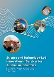 Science and Technology-Led Innovation in Services for Australian ...