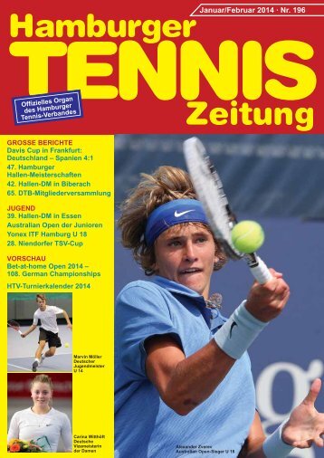 Hamburger Tennis-Zeitung Febr. 2014 -Test -