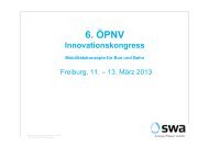 Vortrag - Ernst Schäfer - ÖPNV Innovationskongress