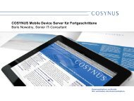 Troubleshooting (3) - Cosynus