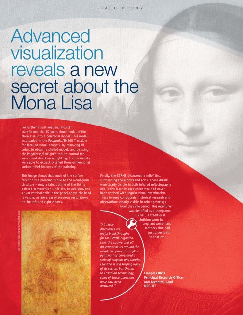 PolyWorks and the Mona Lisa - Innovmetric Software