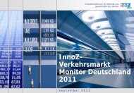 InnoZ- Verkehrsmarkt Monitor Deutschland 2011