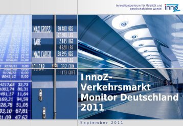 InnoZ- Verkehrsmarkt Monitor Deutschland 2011