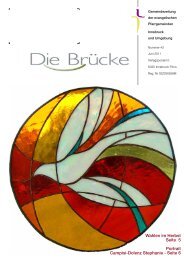 Nr. 42, Juni 2011 - Evangelische Pfarrgemeinde Innsbruck ...