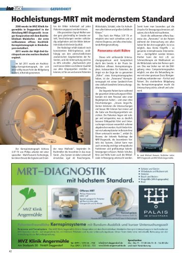 Hochleistungs-MRT mit modernstem Standard - INNside