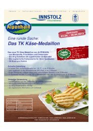 Das TK KÃ¤se-Medaillon - Innstolz