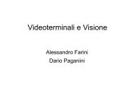 Videoterminali e Visione