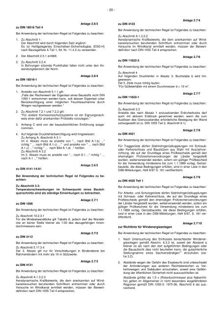 Liste der technischen Baubestimmungen (LTB) - bei inobatec