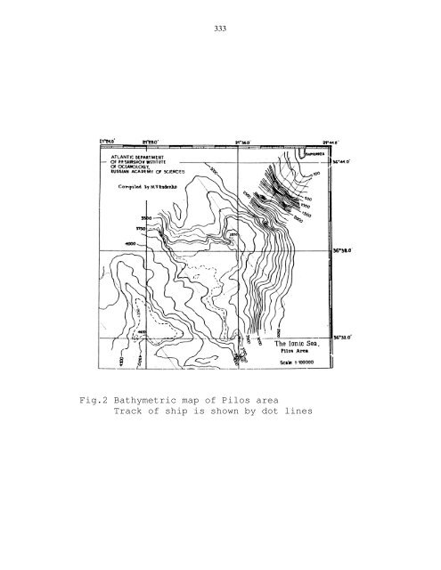 Geomorphology and bottom sediments of the Pylos area